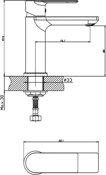 Изображение товара Смеситель Haiba HB12505