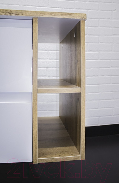 Изображение товара Тумба под умывальник Домино Joy 46 Frost 70 подвесная с двумя ящиками В2