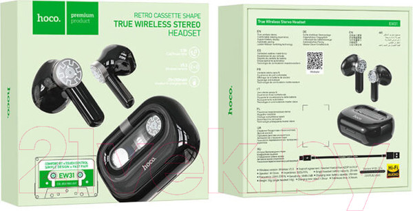 Изображение товара Беспроводные наушники Hoco EW31 TWS (черный)