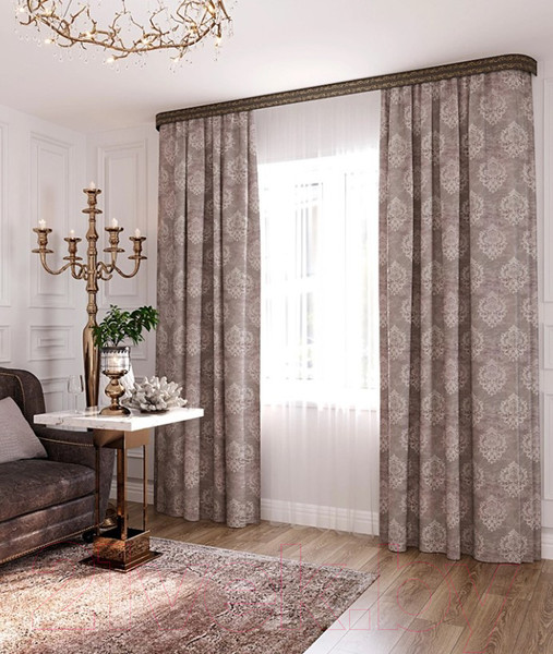 Изображение товара Штора LEGRAND Фаворит N 200x260 / 58110938 (сепия)