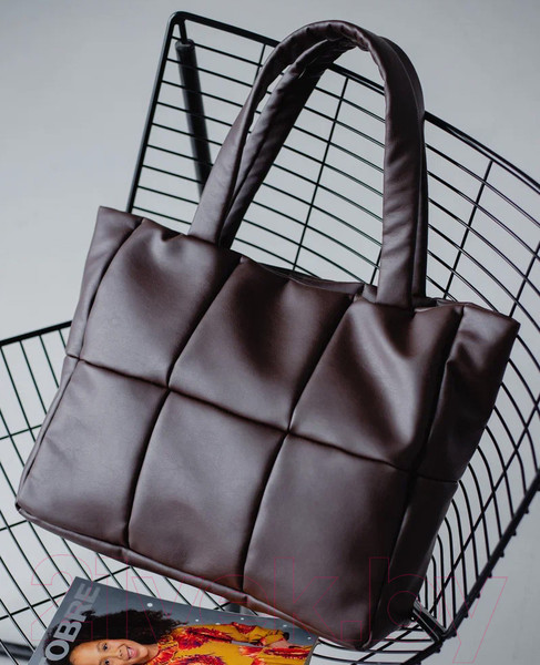 Изображение товара Сумка MT.Style ТОУТ из экокожи (коричневый)