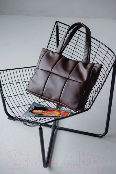 Изображение товара Сумка MT.Style ТОУТ из экокожи (коричневый)