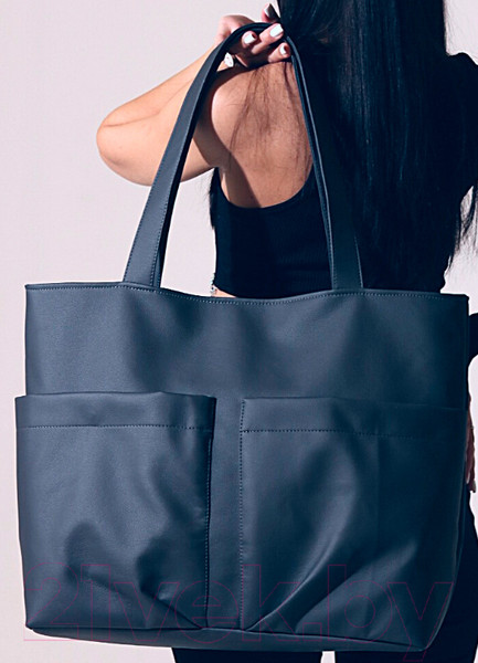 Изображение товара Сумка MT.Style ТОУТ с двумя карманами (графит)