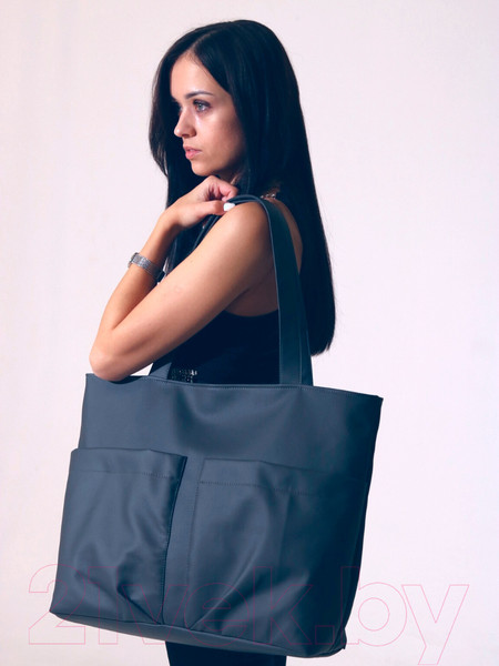 Изображение товара Сумка MT.Style ТОУТ с двумя карманами (графит)