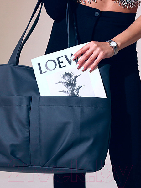 Изображение товара Сумка MT.Style ТОУТ с двумя карманами (графит)