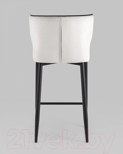 Изображение товара Стул барный Stool Group Матео / MC110C HLR-13/HLR-66 (велюр светло-серый)