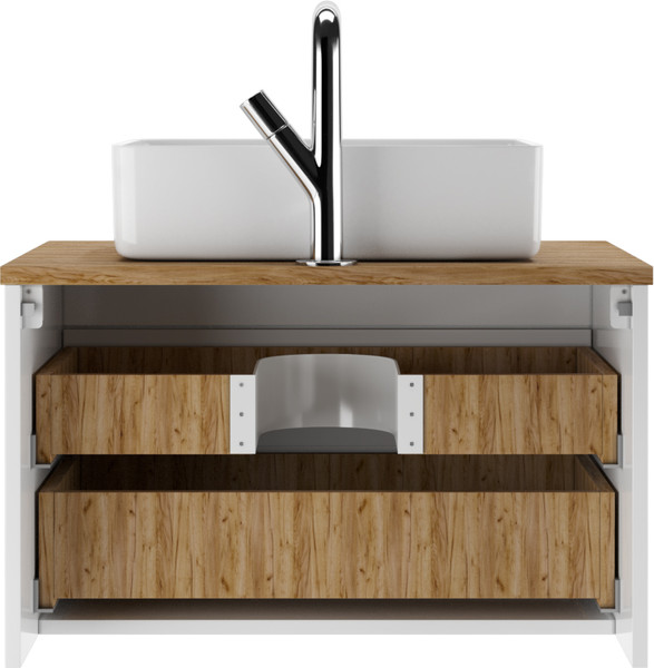 Изображение товара Тумба под умывальник Домино Joy 46 Senator 70 с двумя ящиками В2
