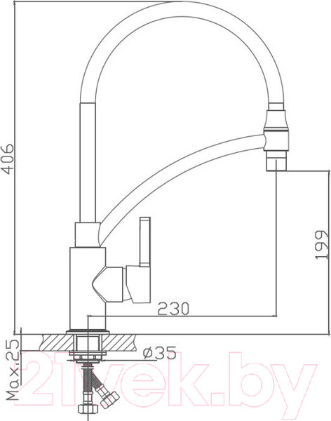 Изображение товара Смеситель Haiba HB72505-8
