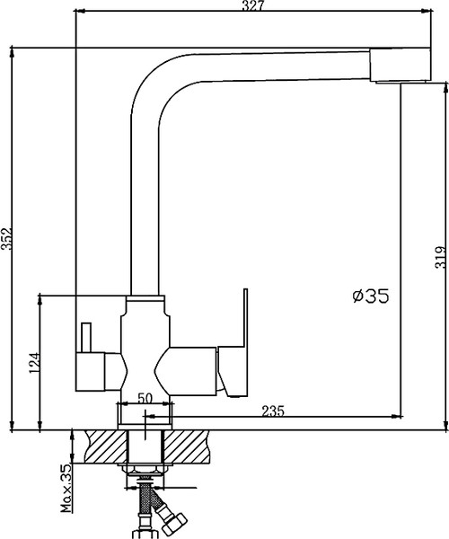 Изображение товара Смеситель Haiba HB76802