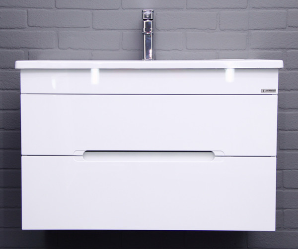 Изображение товара Тумба под умывальник Домино Maria 80 Malta подвесной с двумя ящиками В2