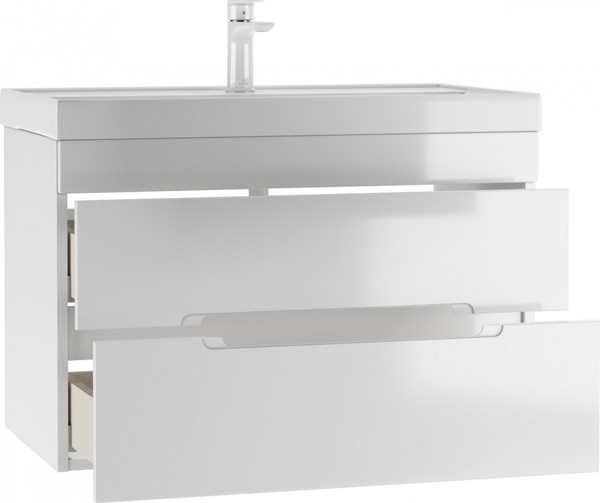 Изображение товара Тумба под умывальник Домино Maria 80 Malta подвесной с двумя ящиками В2