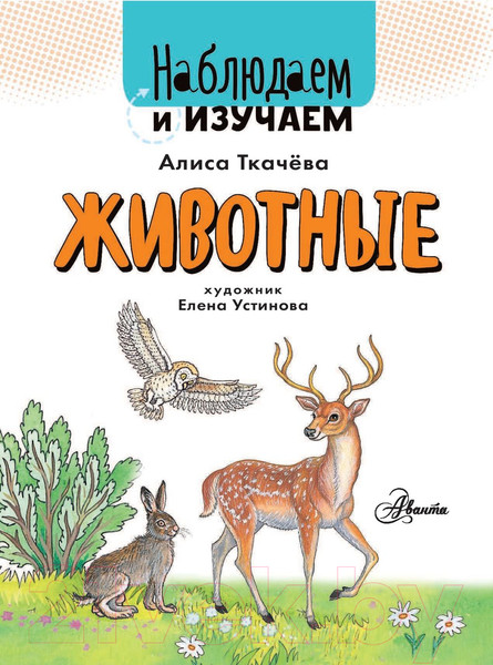 Изображение товара Энциклопедия АСТ Животные. Наблюдаем и изучаем (Ткачева А.А.)