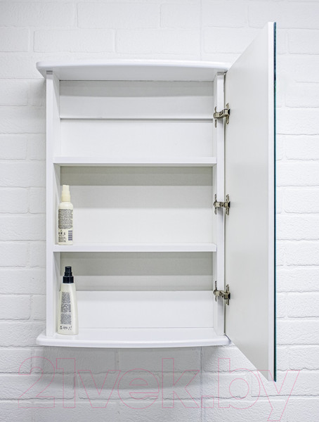 Изображение товара Шкаф с зеркалом для ванной Айсберг Милана 60