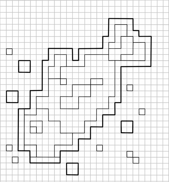 Изображение товара Раскраска АСТ Пиксель-арт в стиле Майнкрафт, мягкая обложка