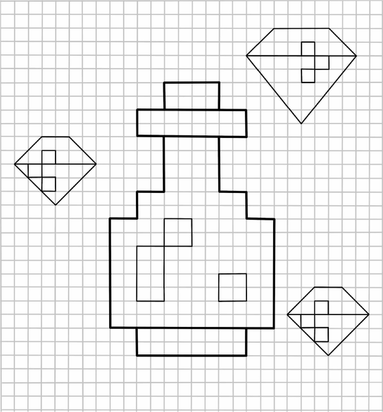Изображение товара Раскраска АСТ Пиксель-арт в стиле Майнкрафт, мягкая обложка