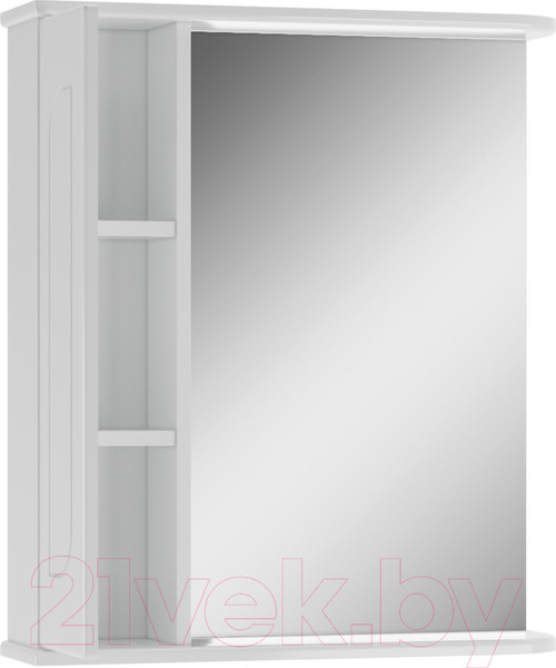 Изображение товара Шкаф с зеркалом для ванной Айсберг Радуга 60 (белый)