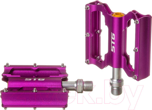 Изображение товара Комплект педалей для велосипеда STG BC-PD213 / Х95416 (фиолетовый)