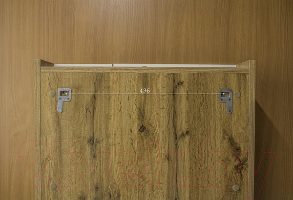 Изображение товара Шкаф с зеркалом для ванной Домино Bruno 60