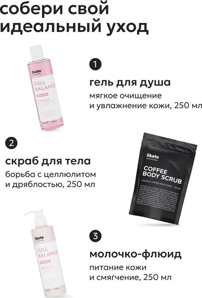 Изображение товара Молочко для тела Likato Professional Full Balance (250мл)