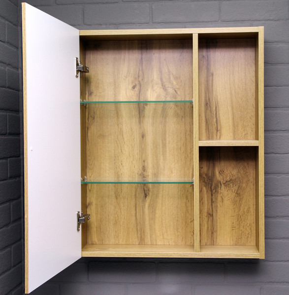 Изображение товара Шкаф с зеркалом для ванной Домино Craft 50