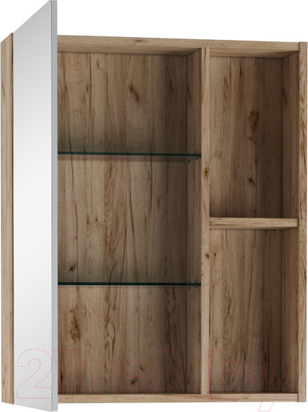 Изображение товара Шкаф с зеркалом для ванной Домино Craft 60