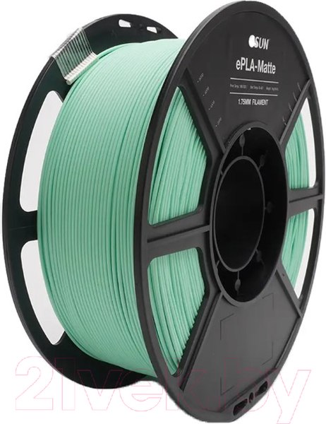 Изображение товара Пластик для 3D-печати eSUN ePLA-Matte / т0034044 (1.75мм, 1кг, мятно-зеленый)
