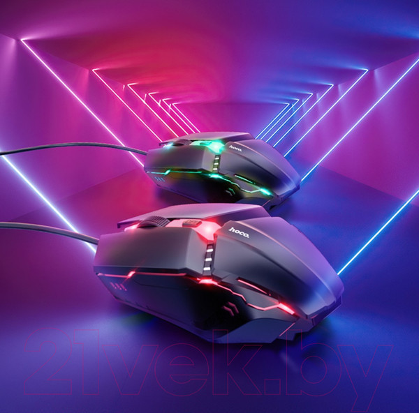 Изображение товара Комплект клавиатура и мышь Hoco GM18 (черный)