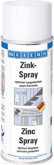 Изображение товара Средство от коррозии Weicon Цинк спрей / Wcn11000400 (400мл)