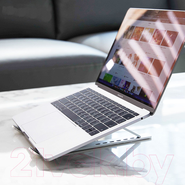 Изображение товара Подставка для ноутбука Hoco DH07 (серебристый)