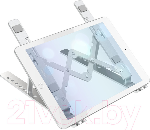 Изображение товара Подставка для ноутбука Hoco DH07 (серебристый)