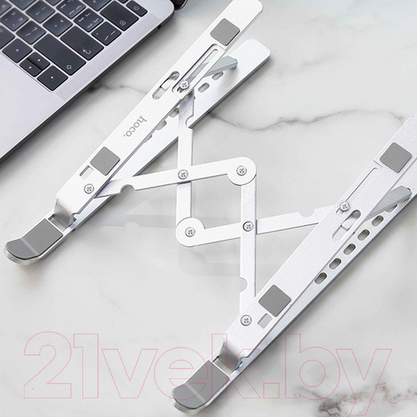 Изображение товара Подставка для ноутбука Hoco DH07 (серебристый)
