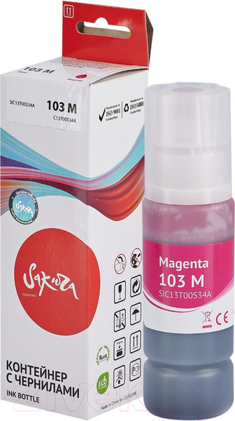 Изображение товара Контейнер с чернилами Sakura Printing SIC13T00S34A