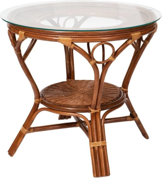 Изображение товара Стол садовый Мир Ротанга 02/09А (коньяк)