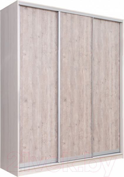 Изображение товара Шкаф-купе Рэйгрупп 176 YSX Elgon РГ-03.03 (ясень снежный/сосна/хром)