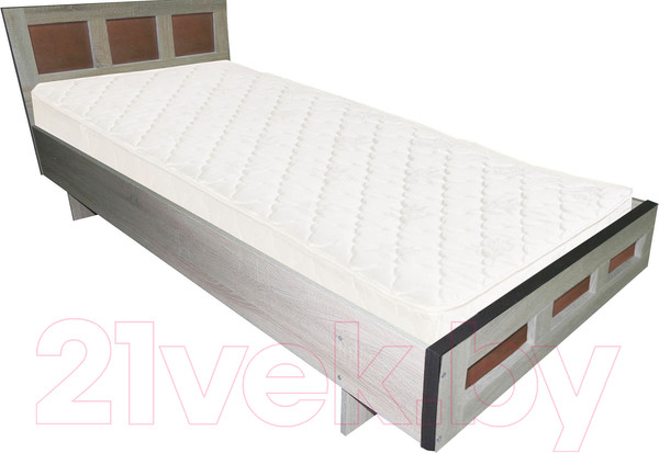 Изображение товара Полуторная кровать Барро М1 КР-017.11.02-13 120x186 (дуб сонома)