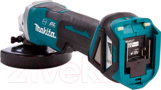 Изображение товара Профессиональная угловая шлифмашина Makita DGA518ZU