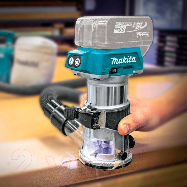 Изображение товара Профессиональный фрезер Makita DRT50Z