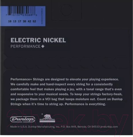 Изображение товара Струны для электрогитары Dunlop Manufacturing DEN1052
