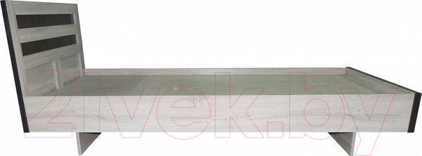 Изображение товара Односпальная кровать Барро М2 КР-017.11.02-02 80x186 (дуб сонома)