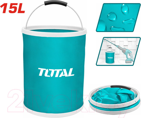 Изображение товара Складное ведро TOTAL TGTFB15