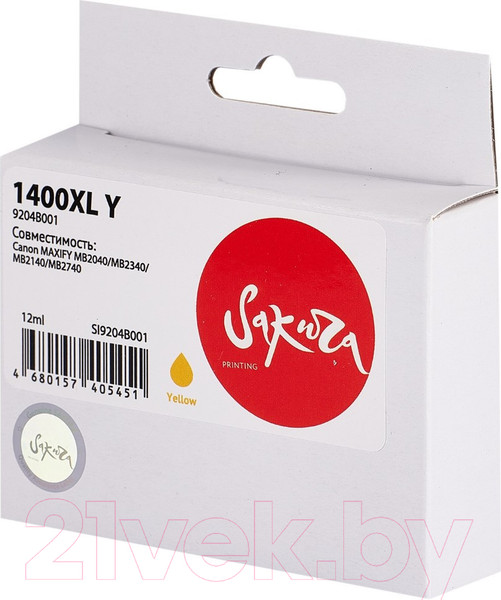 Изображение товара Картридж Sakura Printing SI9204B001