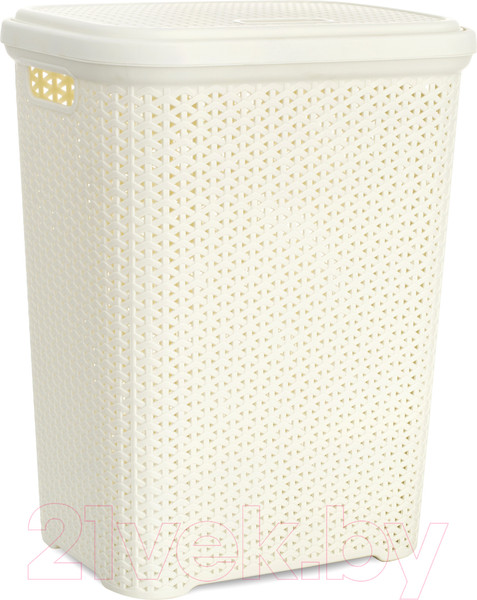 Изображение товара Корзина для белья Hobby Life Rattan / HL081106IV (слоновая кость)