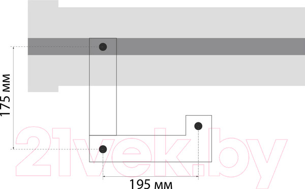 Изображение товара Удлинитель станины для станка БЕЛМАШ EB-510 / D111A