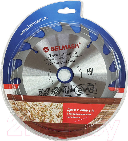 Изображение товара Пильный диск БЕЛМАШ 190x2.4/1.5x30 48Т / RD159A