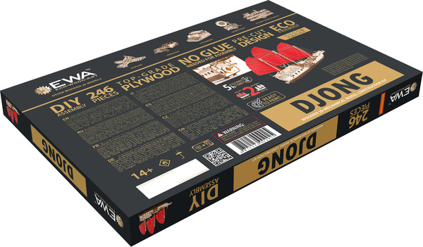 Изображение товара Корабль игрушечный EWA Джонка