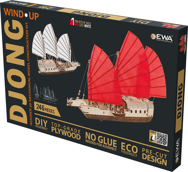 Изображение товара Корабль игрушечный EWA Джонка