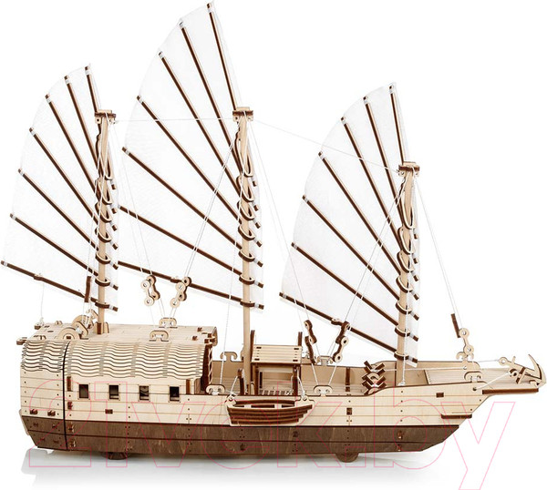 Изображение товара Корабль игрушечный EWA Джонка