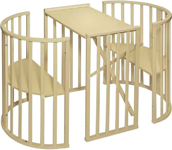 Изображение товара Детская кровать-трансформер Sweet Baby Delizia V2 9 в 1 (слоновая кость)