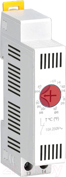 Изображение товара Термостат на DIN-рейку КС NTL 41-F 10А-230В-IP20 / 41NCF01 (обогрев)