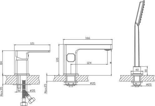 Изображение товара Смеситель Haiba HB80615